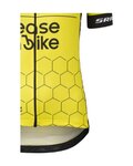 AGU jersey de manga corta - REPLICA VISMA | LEASE A BIKE W 2024 - amarillo/negro