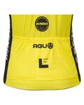 AGU jersey de manga corta - REPLICA VISMA | LEASE A BIKE W 2024 - amarillo/negro