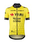 AGU jersey de manga corta - REPLICA VISMA | LEASE A BIKE K 2024 - amarillo/negro