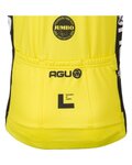 AGU jersey de manga corta - REPLICA VISMA | LEASE A BIKE K 2024 - amarillo/negro