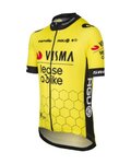 AGU jersey de manga corta - REPLICA VISMA | LEASE A BIKE K 2024 - amarillo/negro