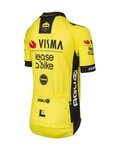 AGU jersey de manga corta - REPLICA VISMA | LEASE A BIKE K 2024 - amarillo/negro