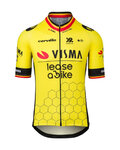 RAPIDGEAR jersey de manga corta - TEAM VISMA BELGIUM CHAMPION 2025 - amarillo