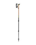 LEKI bastones - SHERPA 110-145 cm - beige/negro