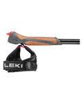 LEKI bastones - SPIN 100-130 cm - gris/negro