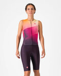CASTELLI monos - FREE SANREMO 3 - rosa/granate