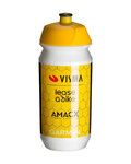 TACX botella de agua - VISMA-LEASE A BIKE - blanco/amarillo