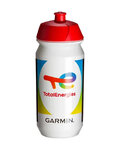 TACX botella de agua - TOTAL ENERGIES - blanco/rojo