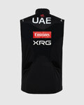 PISSEI chaleco - UAE TEAM EMIRATES - XRG 2025 OFFICIAL WATERPROOF - negro