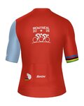 SANTINI jersey de manga corta - WORLD CHAMPIONSHIPS MONTRÉAL 2026 - rojo