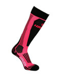 HAVEN medias - COMPRESSIVE SKI - negro/rosa