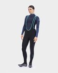 ALÉ pantalones largos con tirantes - KLIMATIK K-ATMO 2.0 - negro