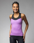 ALÉ maillot sin mangas - COLOR BLOCK PRAGMA - rosa/negro
