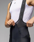 ALÉ pantalones cortos de tirantes - STRADA 2.0 PR-E - negro/amarillo