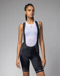ALÉ pantalones cortos de tirantes - STRADA 2.0 PR-E - negro/blanco