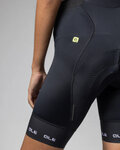ALÉ pantalones cortos de tirantes - STRADA 2.0 PR-E - negro/blanco