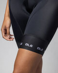 ALÉ pantalones cortos sin tirantes - STRADA 2.0 PR-E - negro/blanco