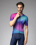 ALÉ jersey de manga corta - AURORA PR-E - rosa/azul/turquesa