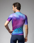 ALÉ jersey de manga corta - AURORA PR-E - rosa/azul/turquesa