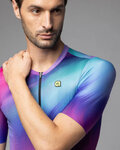 ALÉ jersey de manga corta - AURORA PR-E - rosa/azul/turquesa