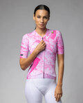 ALÉ jersey de manga corta - MARBLE PR-E - blanco/rosa