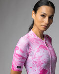 ALÉ jersey de manga corta - MARBLE PR-E - blanco/rosa