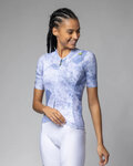 ALÉ jersey de manga corta - PR-E MARBLE - azul claro/blanco