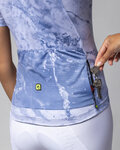 ALÉ jersey de manga corta - PR-E MARBLE - azul claro/blanco