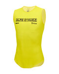 SANTINI camiseta sin mangas - TDF MAILLOT JAUNE ALPE D'HUEZ - amarillo