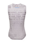 SANTINI camiseta sin mangas - TDF MAILLOT JAUNE - M. VENTOUX - gris
