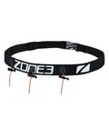 ZONE3 cinturón - RACEBELT-GEL LOOPS  - negro/blanco