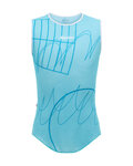 SANTINI camiseta sin mangas - TDF NICE - turquesa