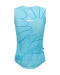 SANTINI camiseta sin mangas - TDF NICE - turquesa