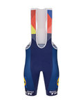 SANTINI pantalones cortos de tirantes - LIDL TREK 2025 - azul