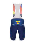 SANTINI pantalones cortos de tirantes - LIDL TREK 2025 - azul