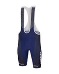 SANTINI pantalones cortos de tirantes - TREK FACTORY RACING 2025 - azul