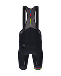 SANTINI pantalones cortos de tirantes - UCI OFFICIAL WORLD CHAMPION - negro