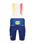 SANTINI pantalones cortos de tirantes - LIDL TREK 2026 FAN LINE
