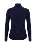 SANTINI maillot de invierno de manga larga - UCI OFFICIAL W - azul