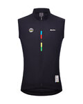 SANTINI chaleco - UCI WORLD CHAMPION - negro