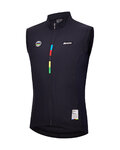 SANTINI chaleco - UCI WORLD CHAMPION - negro