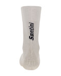 SANTINI calcetines clásicos - LIDL TREK 2025 - blanco
