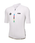 SANTINI jersey de manga corta - UCI WORLD CHAMPION - blanco