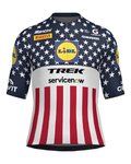 SANTINI jersey de manga corta - LIDL TREK 2026 NATIONAL CHAMPION US