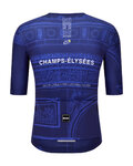 SANTINI jersey de manga corta - TDF ARRIVÉE ARC DE TRIOMPHE - azul