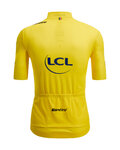 SANTINI jersey de manga corta - TOUR DE FRANCE - YELLOW JERSEY - amarillo