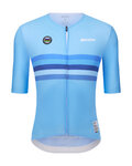 SANTINI jersey de manga corta - UCI WORLD CHAMPION BELGIUM - azul
