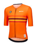 SANTINI jersey de manga corta - UCI WORLD CHAMPION NETHERLANDS - naranja