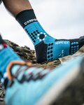 COMPRESSPORT calcetines clásicos - PRO RACING WINTER TRAIL - azul claro/azul