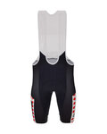 SANTINI pantalones cortos de tirantes - TDF FAN BEST CLIMBER - negro